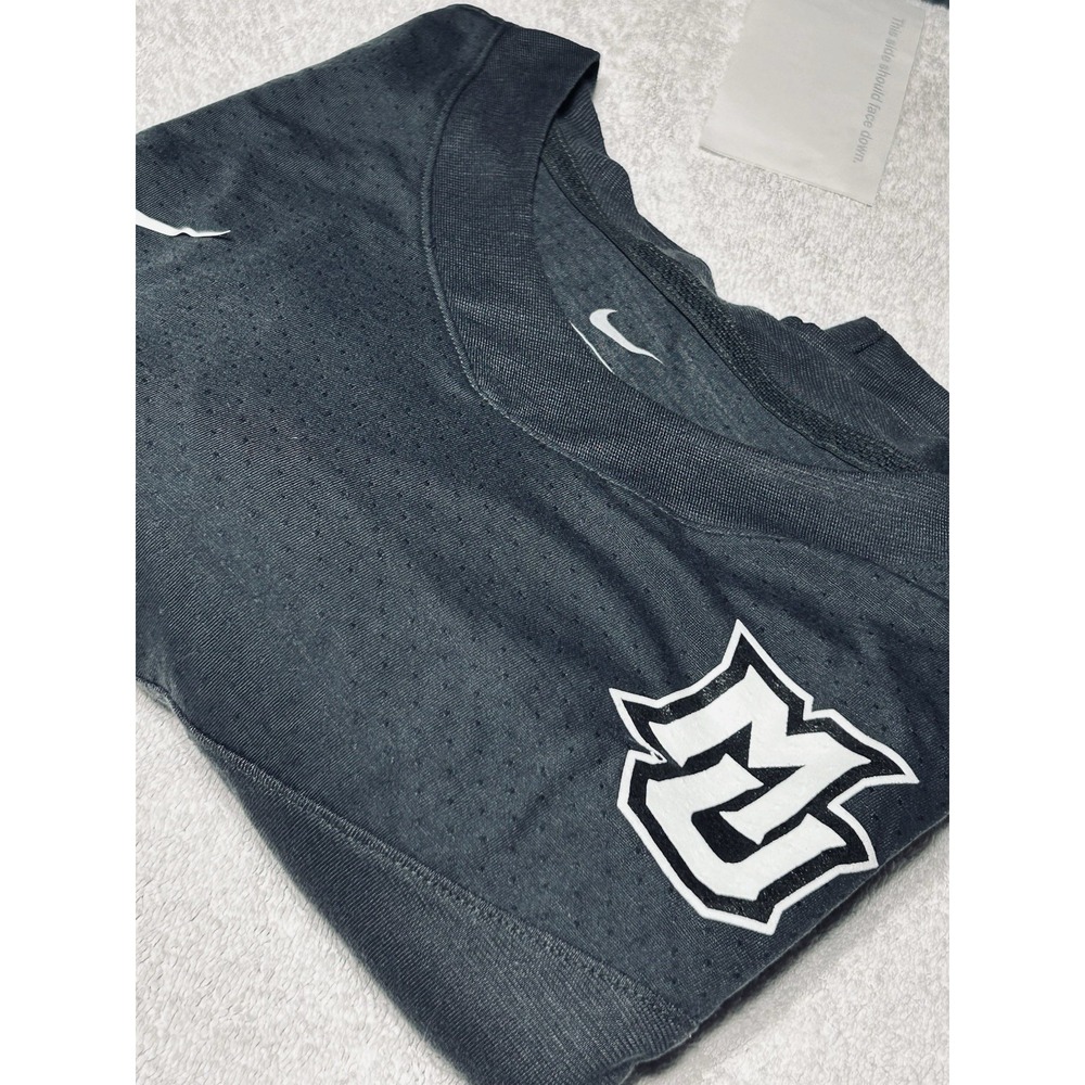 Nike Marquette Golden Eagles Dri-FIT Sideline Coach Shirt Gray Men's XL EUC